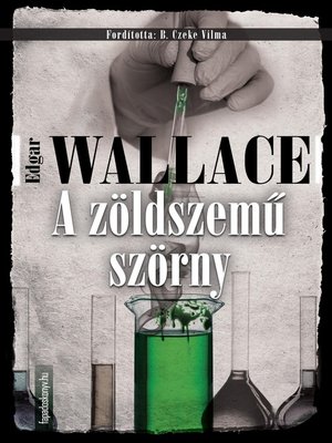 cover image of A zöldszemű szörny
